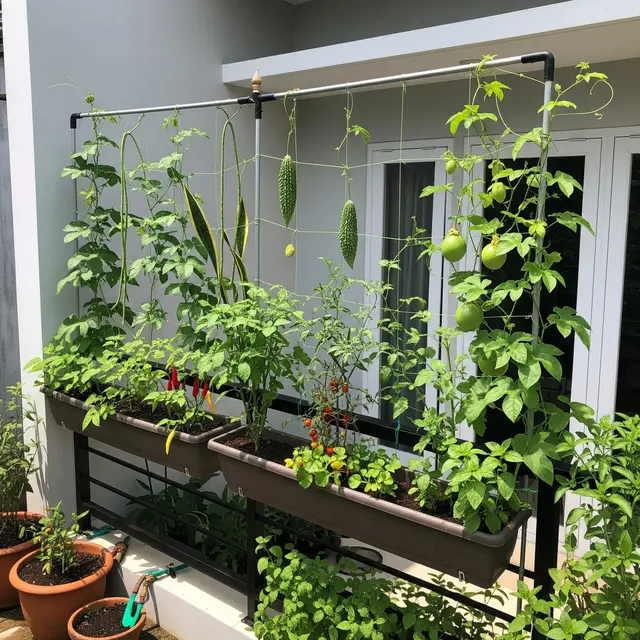 9 Model Kebun Sayur Mini di Rumah yang Cocok Buat Iklim Panas, Penuhi Pangan Harian
