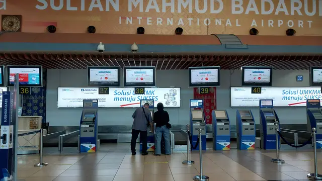 Bandara Sultan Mahmud Badaruddin II Palembang yang dikelola oleh  Angkasa Pura II  dinobatkan jadi bandara ternyaman bagi calon penumpang pesawat se-Asia. (Arief/Liputan6.com)