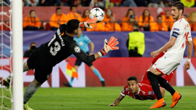 Menang Tipis, Bayern Munchen Amankan Leg Pertama Lawan Sevilla