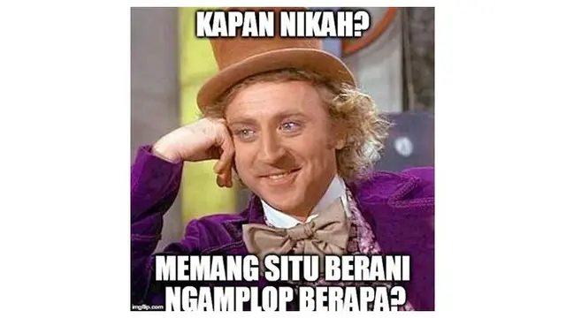 7 Meme saat Ditanya 'Kapan Nikah' Ini Kocak, Jadi Persiapan untuk Lebaran