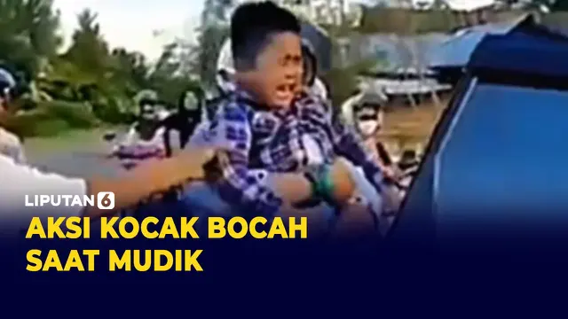 VIDEO: Kocak! Anak Ini Enggan Mudik Takut Nggak Ada Internet