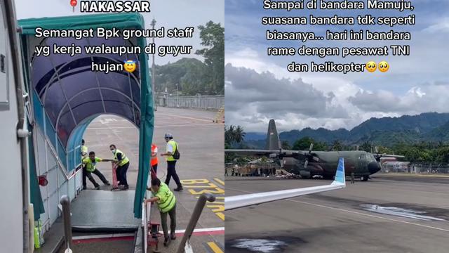 Potret semangat gotong royong tim relawan mengirimkan logistik ke Mamuju