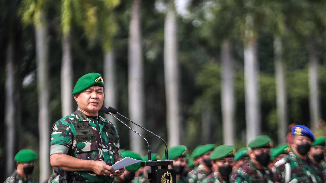 FOTO: TNI AD Gelar Apel Pasukan di Monas