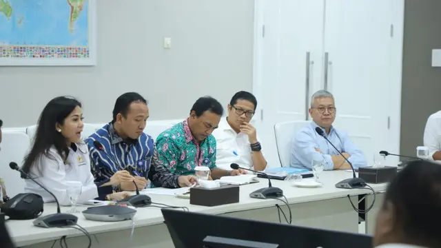 Pengusaha yang tergabung dalam perwakilan Kamar Dagang dan Industri (Kadin) Indonesia pada Rabu (30/10/2019). Dok KKP