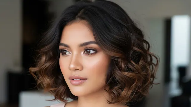 Model Rambut Pendek Wanita Curly