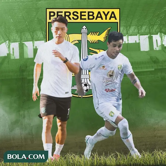 Persebaya Surabaya - Song Ui-young dan Bruno Moreira