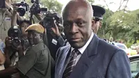 Jose Eduardo dos Santos, mantan presiden Angola meninggal di Spanyol pada 8 Juli 2022.(Themba Hadebe, AP)