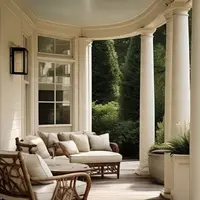 Ilustrasi Teras Rumah (Sumber Gambar: Meta AI)