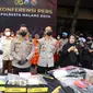 Satresnarkoba Polresta Malang Kota meringkus MRD beserta barang bukti narkotika jenis sabu dan ganja sebanyak 2,6 kilogram.