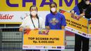 Pemain Bandung Bjb Tandamata lagi-lagi terpilih menjadi salah satu peraih gelar individu terbaik di PLN Mobile Proliga 2022, yaitu Madeline Jazmin Guillen Paredes. Pemain asal Republik Dominika itu berhasil menyabet gelar top skor voli putri. (Bola.com/Bagaskara Lazuardi)