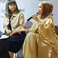 Co-Chairman Jakarta Halal Things Desy Bachir (kiri) dan Temi Sumarlin (kanan) saat konferensi pers di 11:11 Cafe Senayan City, Jakarta, 24 Oktober 2019. (Liputan6.com/Asnida Riani)