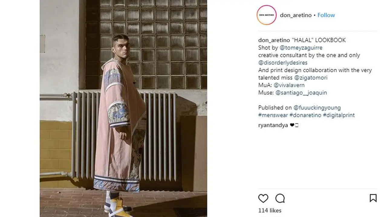 Jared Leto pakai busana rancangan desainer Indonesia