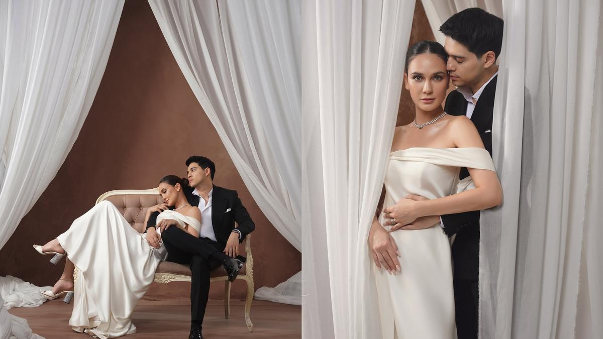 5 Potret Luna Maya dengan Gaun Putih, Tampil Serasi Bareng Suami