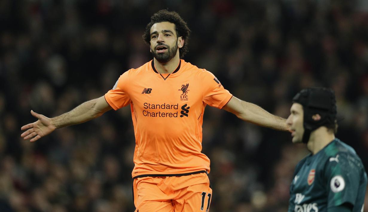 2. Mohamed Salah (Liverpool) - 15 Gol. (AP/Alastair Grant)