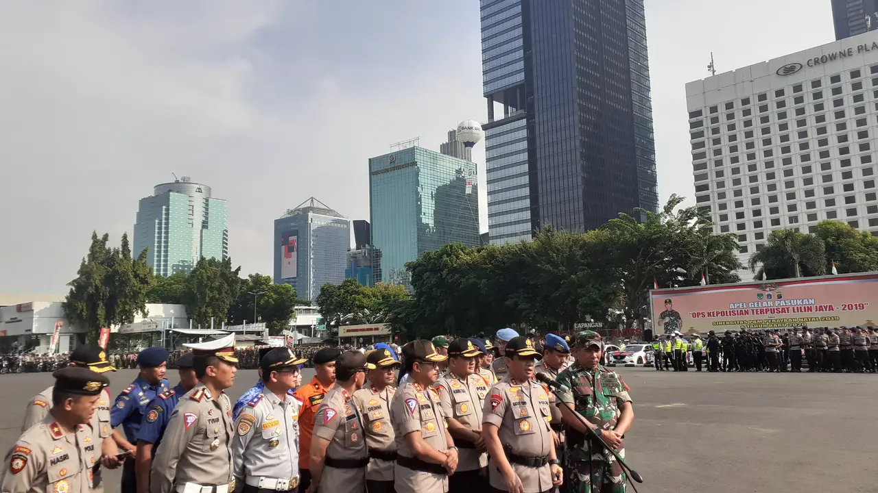Apel pengamanan Natal dan Tahun Baru 2020.