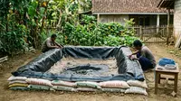 Cara Membuat Kolam Ikan dari Karung Tanpa Perlu Cor Semen, 5 Langkah Mudah, Hemat &amp; Anti Bocor