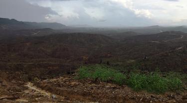 Lokasi titik pusat Ibu Kota baru berada di dataran tinggi di puncak bukit di Sepaku, Kabupaten Paser Utara