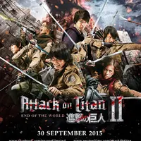 Attack on Titan Part 2 akan dirilis pada tanggal 30 September 2015 di CGV Blitz(Bl itzmegaplex) dan Cinemaxx. Foto: Moxienotion