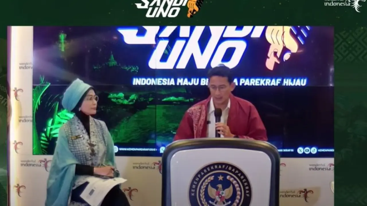 Menparekraf Sandiaga Uno dalam The Weekly Brief with Sandi Uno, Senin, 7 Oktober 2024