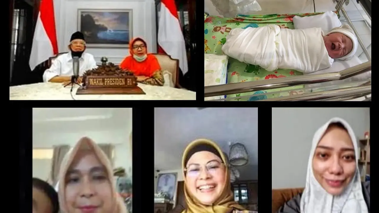 Wakil Presiden (Wapres) Ma'ruf Amin menyambut kelahiran cucu barunya. Putrinya yang bernama Siti Haniatunisa telah melahirkan seorang bayi laki-laki.