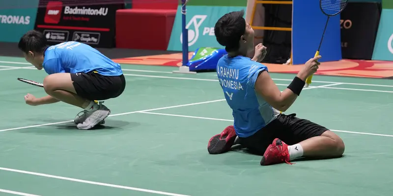 Kegembiraan Apri/Fadia Rebut Gelar Juara Malaysia Open 2022