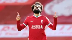 Mohamed Salah (Liverpool) - Penyerang asal Mesir ini merupakan bintang bagi publik Anfield. Salah telah memberikan banyak trofi bergengsi bagi The Reds diantaranya Liga Champions, Piala Super Eropa, Piala Dunia Antarklub, hingga Premier League. (Laurence Griffiths/POOL/AFP)