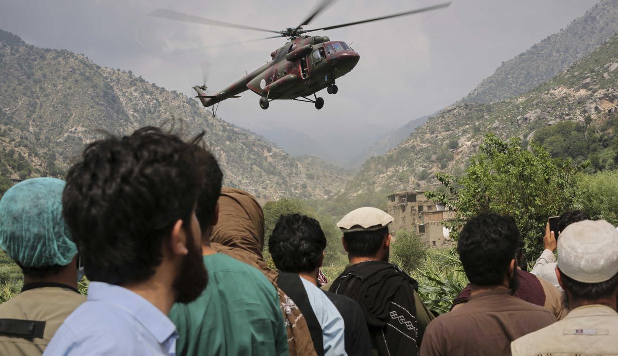 Sharafat Zaman juga mengatakan banyak wilayah belum dapat melaporkan jumlah korban, sehingga besar kemungkinan jumlah korban masih akan bertambah. (AP Photo/Wahidullah Kakar)