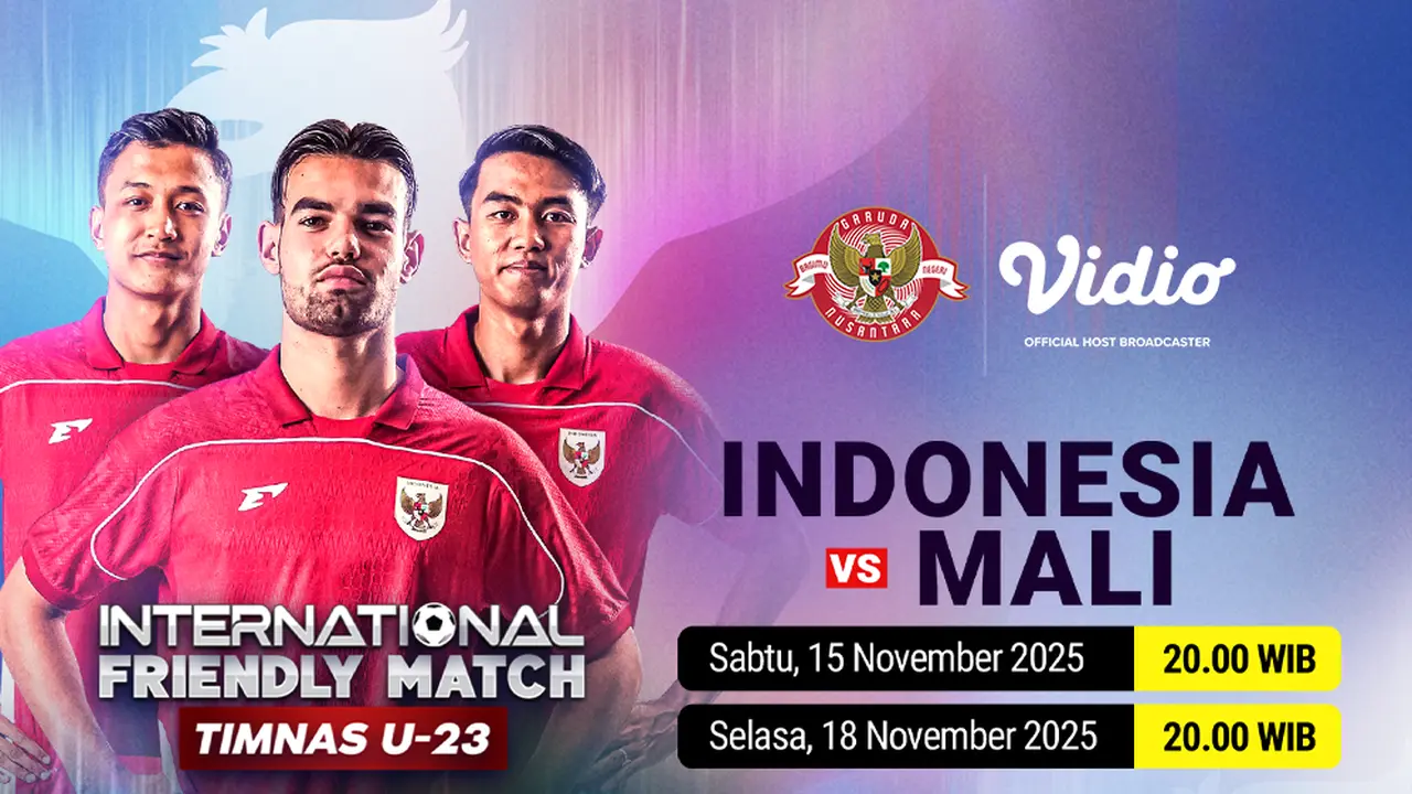 Saksikan Timnas Indonesia U-23 vs Mali U-23 eksklusif di Vidio. (dok. vidio.com)