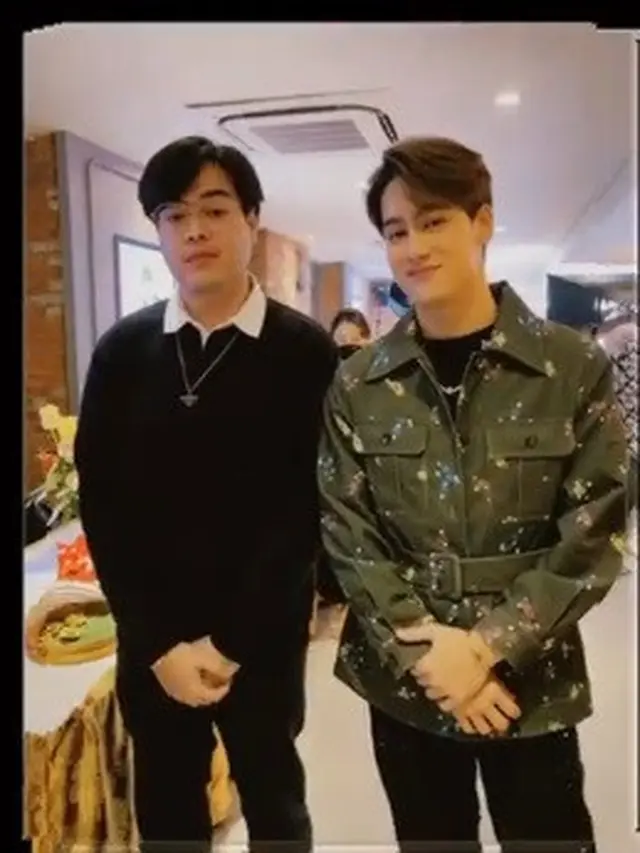 Aktor Thailand Ice Paris hadiri meet and greet di Jakarta (Foto: Instagram @jejesoekarno)