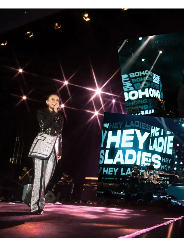 Adu Gaya Etnik Modern Rossa, Ayu Ting-Ting, dan AgnezMo Manggung di Pekanbaru