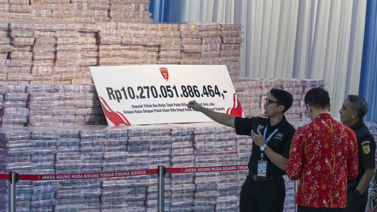 Tumpukan Uang Rp 10,2 Triliun Menggunung di Kejaksaan Agung