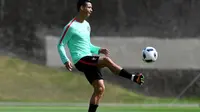 Striker tim nasional Portugal, Cristiano Ronaldo. (AFP/Francisco Leong)