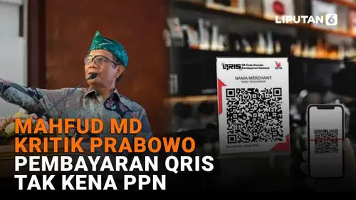 Mahfud MD Kritik Prabowo, Pembayaran QRIS Tak Kena PPN