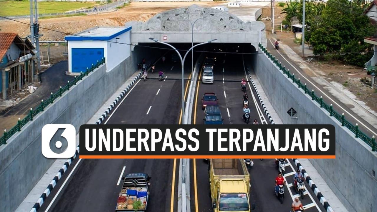 VIDEO: Resmi Dibuka, Ini Underpass Terpanjang di Indonesia