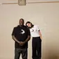 Shaquille O'neal with Victoria Beckham - Photo: reebok