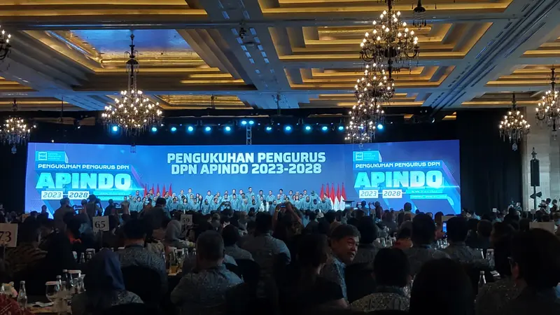 Shinta Widjaja Kamdani terpilih menjadi Ketua Umum Asosiasi Pengusaha Indonesia (Apindo). Terpilihnya Shinta Widjaja ini manjadi perempuan pertama yang menjabat sebagai ketua umum Apindo. (Arief/Liputan6.com)