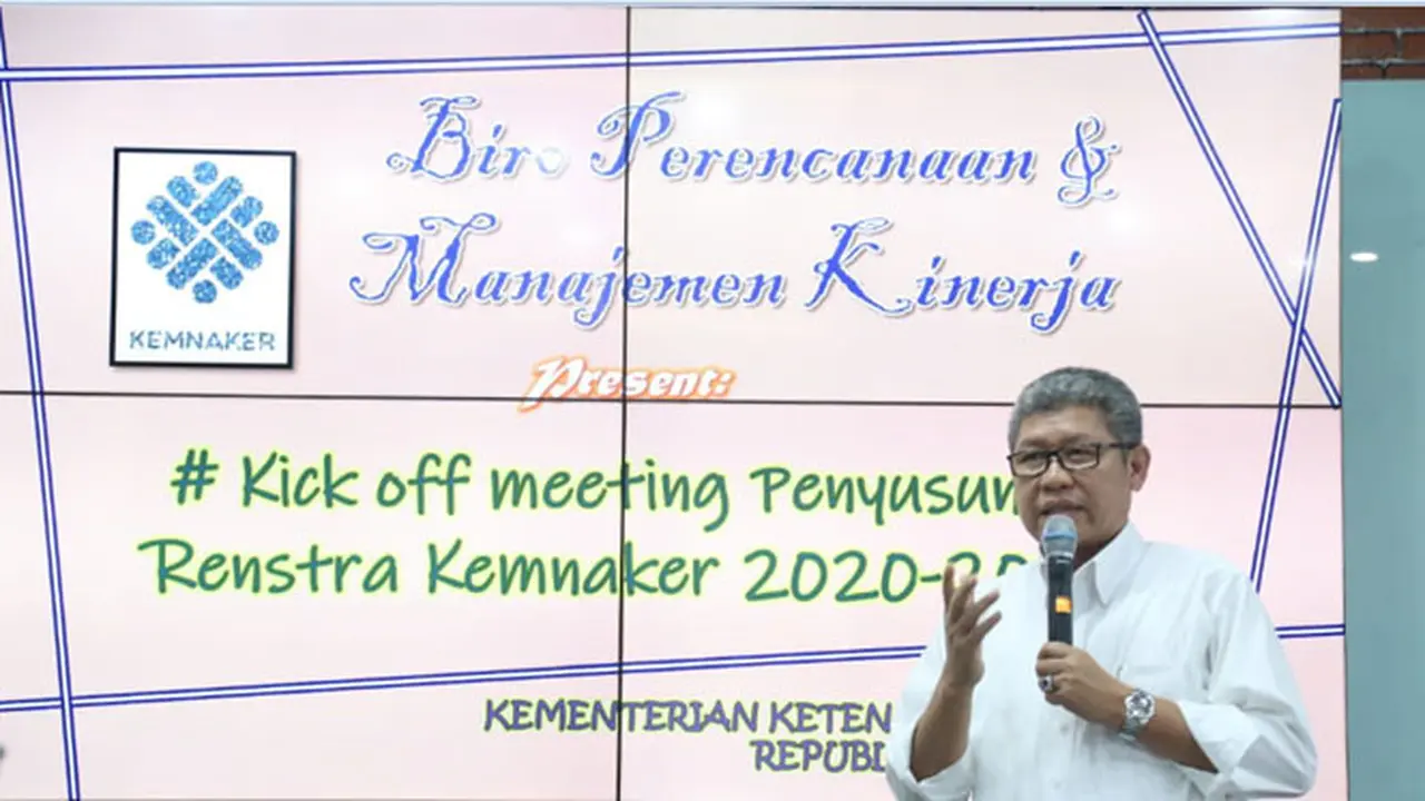 Kemnaker Susun Renstra Ketenagakerjaan 2020-2024