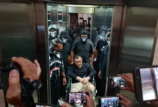 Polisi berhasil menangkap Andre Fernando alias Charlie alias The Doctor dalam jaringan narkoba Erwin Iskandar alias Koko Erwin (Liputan6.com/Rifqy Alief Abiyya)