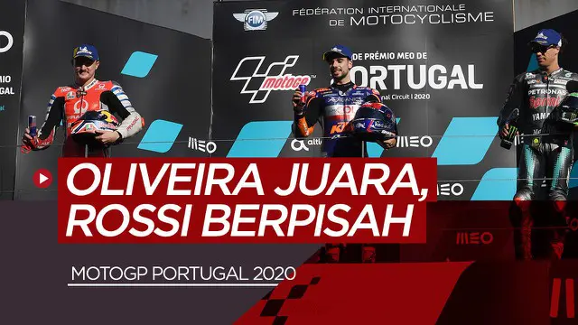 VIDEO: Hasil Seri Terakhir MotoGP 2020, Miguel Oliveira Tercepat dan Perpisahan Valentino Rossi dengan Yamaha