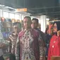 Gubernur DKI Anies Baswedan meresmikan Jakbook di Pasar Kenari, Jakarta. (Liputan6.com/Ika Defianti)