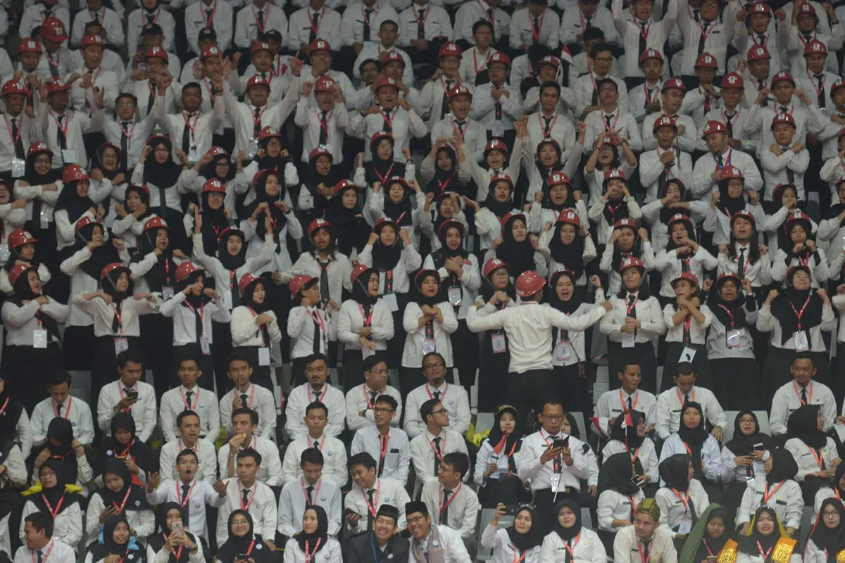 CPNS Ikuti Kuliah Umum Presiden