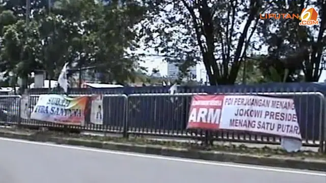 Masa Kampanye Usai, Atribut Kampanye Masih Penuhi Ibukota - Indonesia