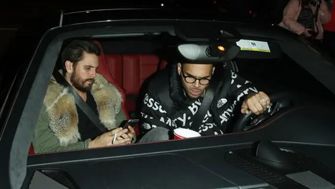 Scott Disick dan Chris Brown
