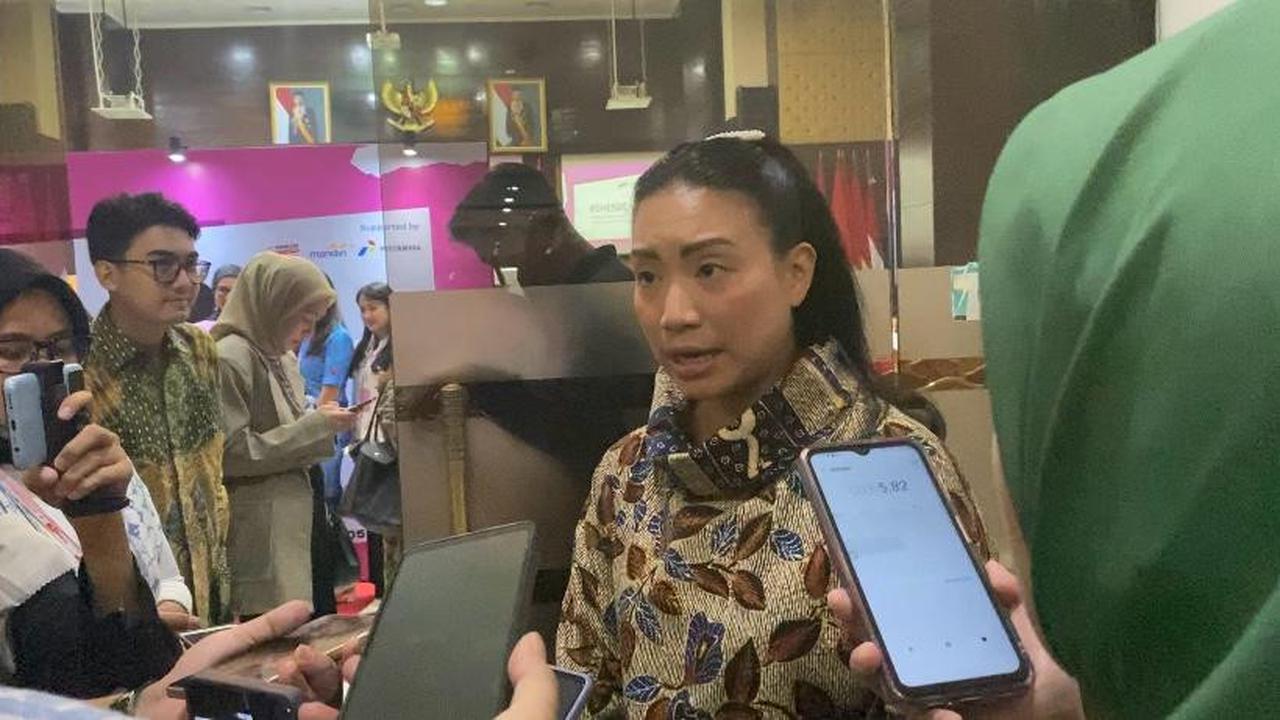 Wakil Ketua Umum Partai Gerindra Rahayu Saraswati Djojohadikusumo di Gedung III, Sekretariat Kabinet, Jakarta Pusat, Rabu (5/6) (Muhammad Genantan Saputra/Merdeka.com)