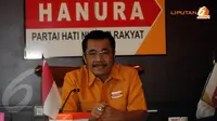 Partai Hanura menilai telah terjadi krisis kepercayaan masyarakat terhadap proses penegakan hukum di Indonesia selama 2013 urai Sarifuddin Sudding (Ketua Fraksi Partai Hanura). (Liputan6.com/Helmi Fithriansyah)