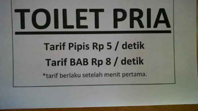 6 Pengumuman di Toilet Umum Ini Bikin Geleng Kepala, Imbauannya Menohok