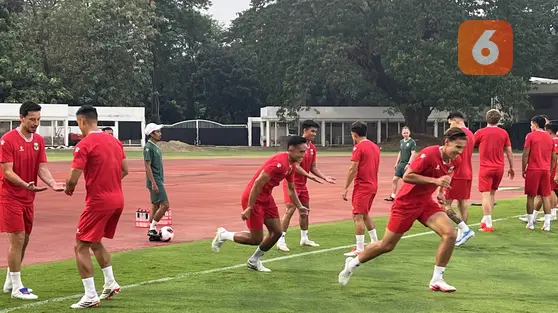 Latihan Perdana Timnas Indonesia untuk FIFA ASEAN Cup 2026, 4 Pemain Belum Gabung