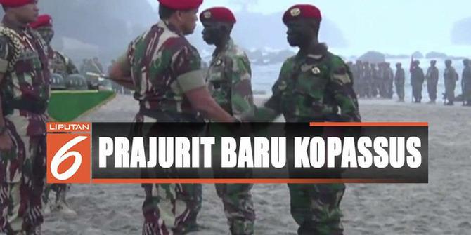 6 Prajurit TNI Terbaik Asal Papua Berhasil Sandang Baret Merah