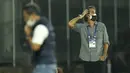 Pelatih Bali United, Stefano Cugurra juga mencatat rekor mentereng dengan keberhasilan Bali United tahun ini. Pria asal Brasil itu mencaplok supremasi tertinggi sepakbola tanah air dalam tiga musim beruntun. (Bola.com/M Iqbal Ichsan)