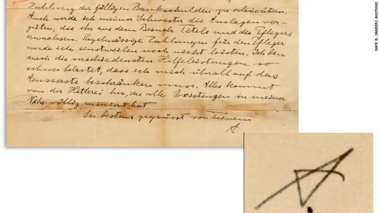 Surat Albert Einstein tentang Hitler (Nate D. Sanders Auction)